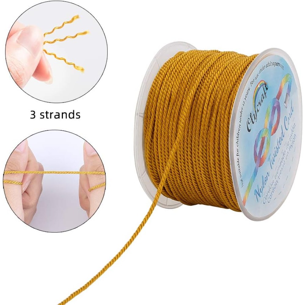 55 jardów 1 mm skręcony satyno – Cord Trim Twisted recenzja i cena