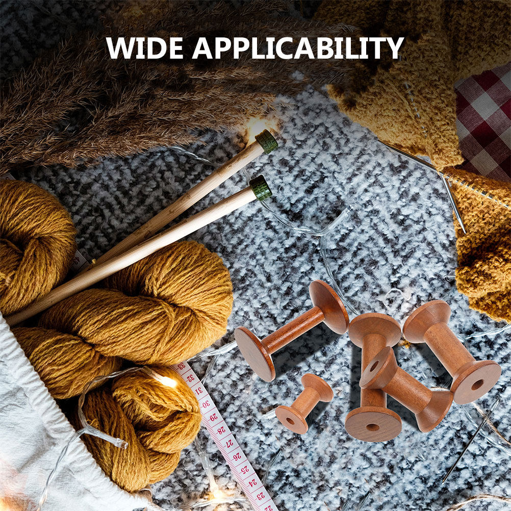 Zestaw 7 drewnianych szpulek n – Embroidery Craft recenzja i cena