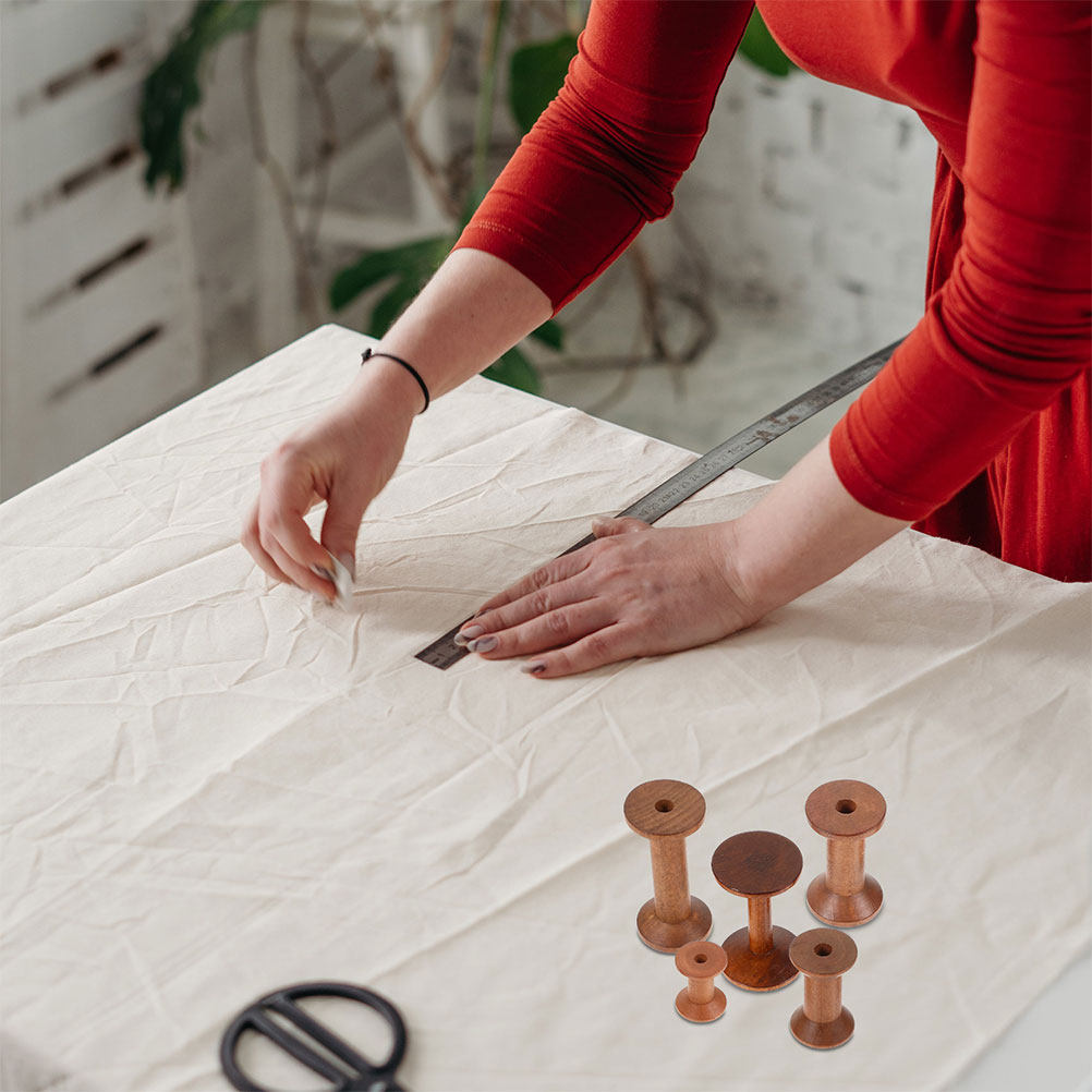 Zestaw 7 drewnianych szpulek n – Embroidery Craft recenzja i cena