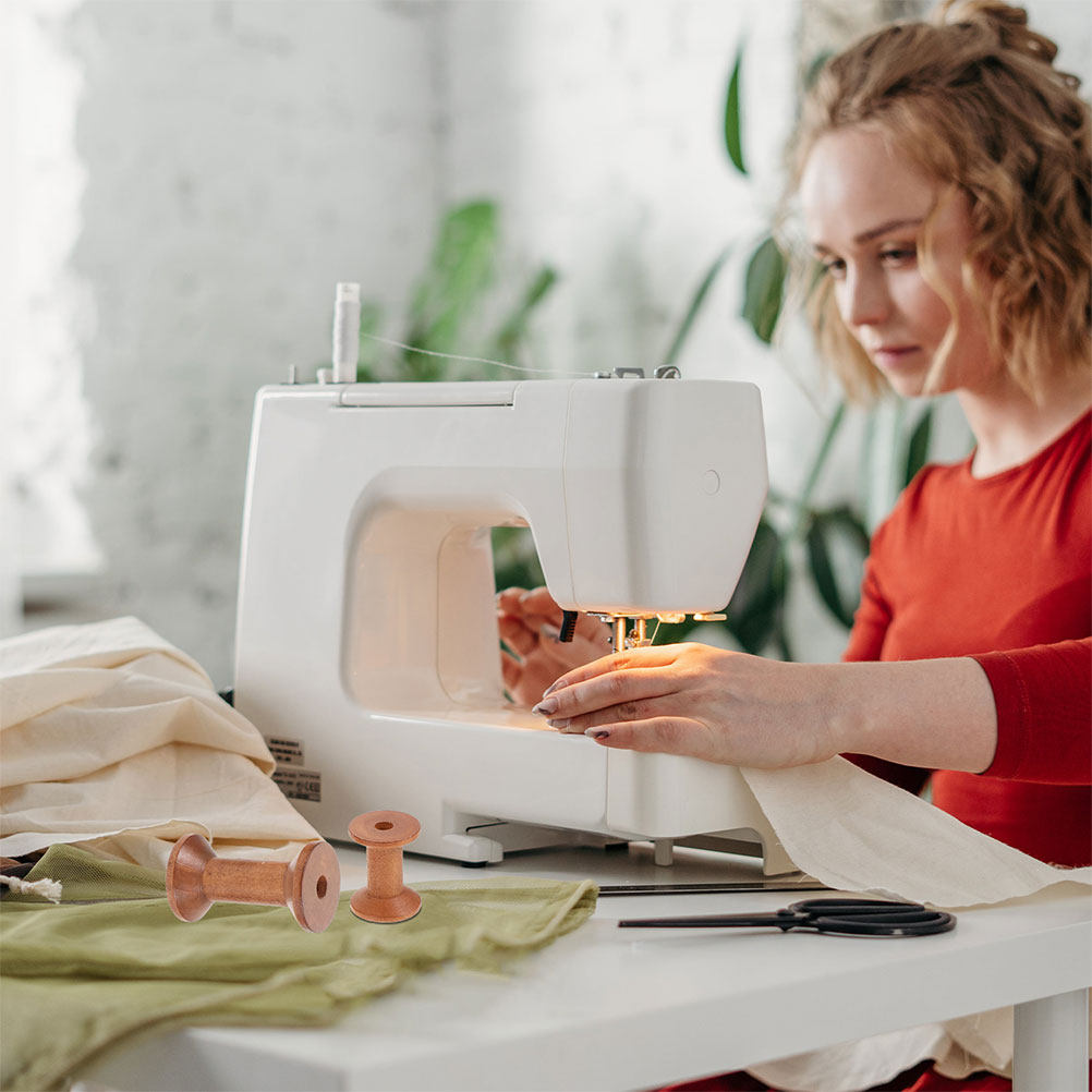 7 szt. Drewniane szpulki na ni – Embroidery Craft recenzja i cena