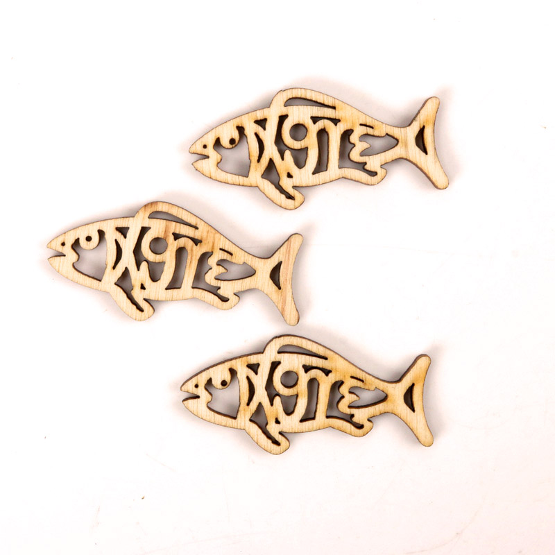 Drewniane słodkie kształty ryb – Embellishments For Scrapbooking recenzja i cena