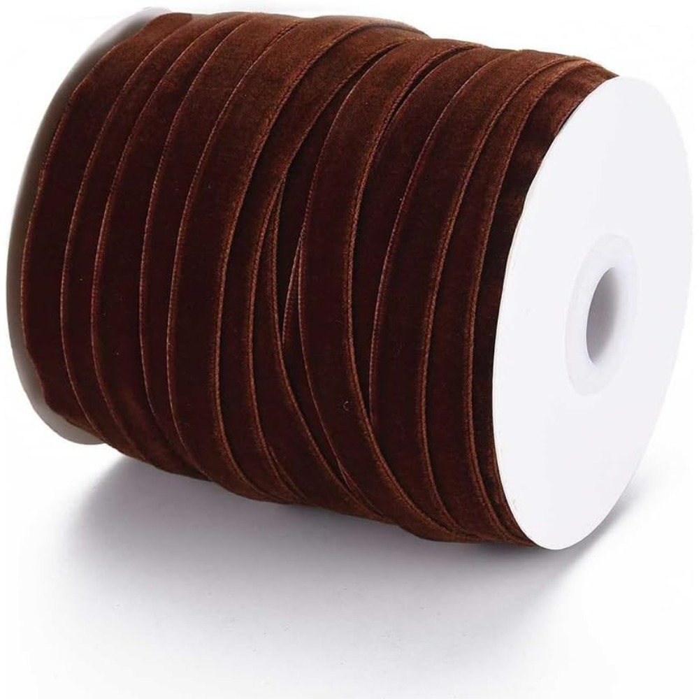 50 Jardów 3/8 Cala Kokosowo Br – Velvet Ribbon Roll recenzja i cena