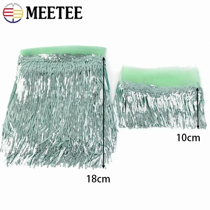 2/5/10 jardów haft cekinowy fr – Fringe Ribbon Sewing recenzja i cena