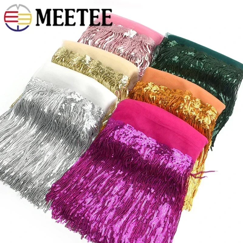 2/5/10 jardów haft cekinowy fr – Fringe Ribbon Sewing recenzja i cena
