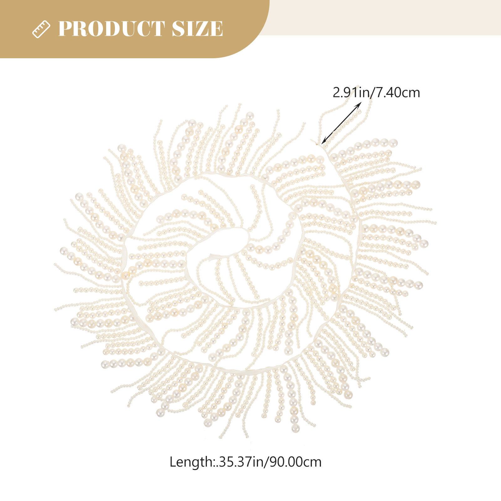 Ozdobna taśma z perełkami, del – Tassel Fringe Trim recenzja i cena