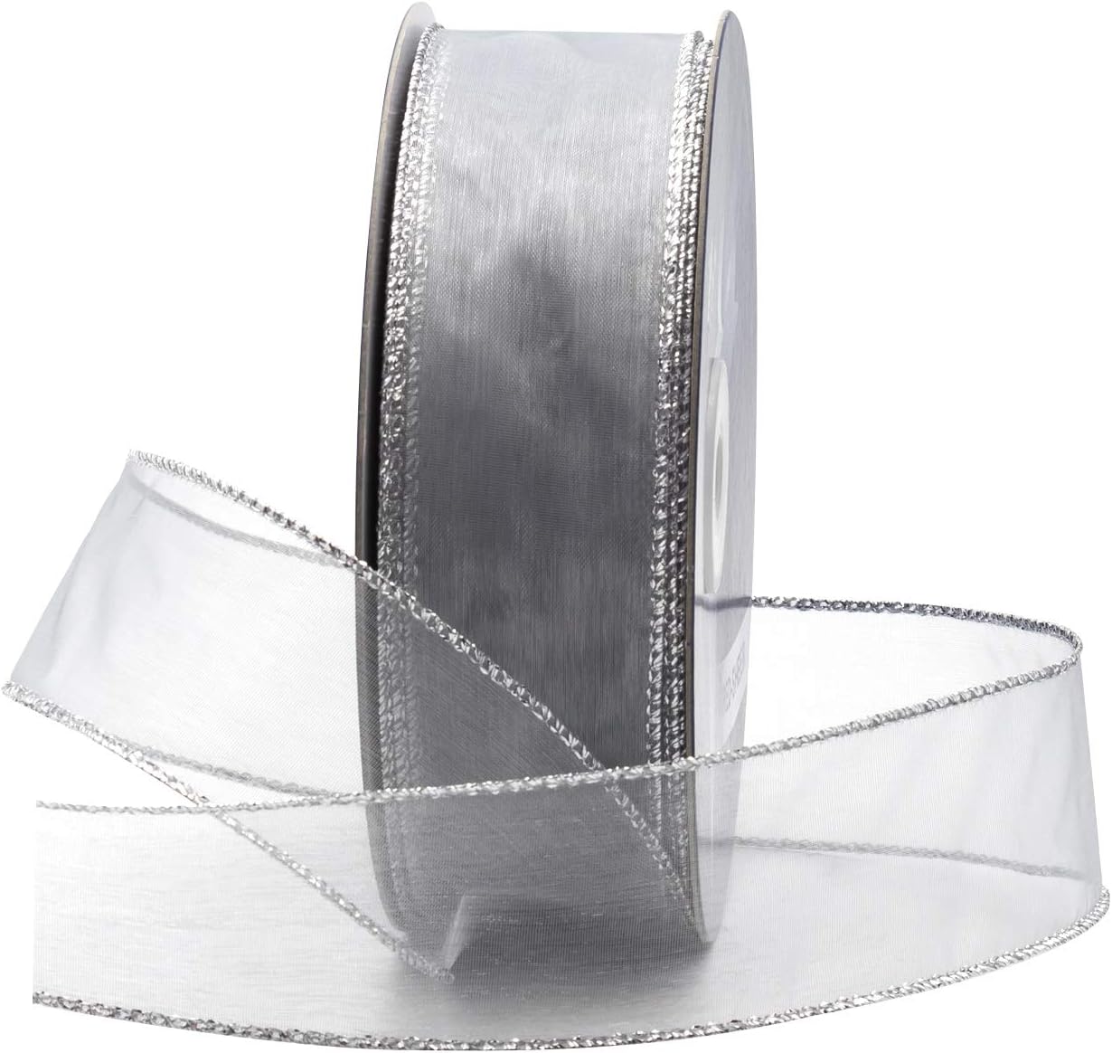 Organza z drucikiem, przezrocz – Organza Ribbon Spool recenzja i cena