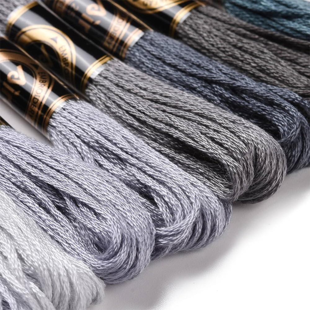 8 wężyków 70 jardów Szare bran – Embroidery Embellishments recenzja i cena