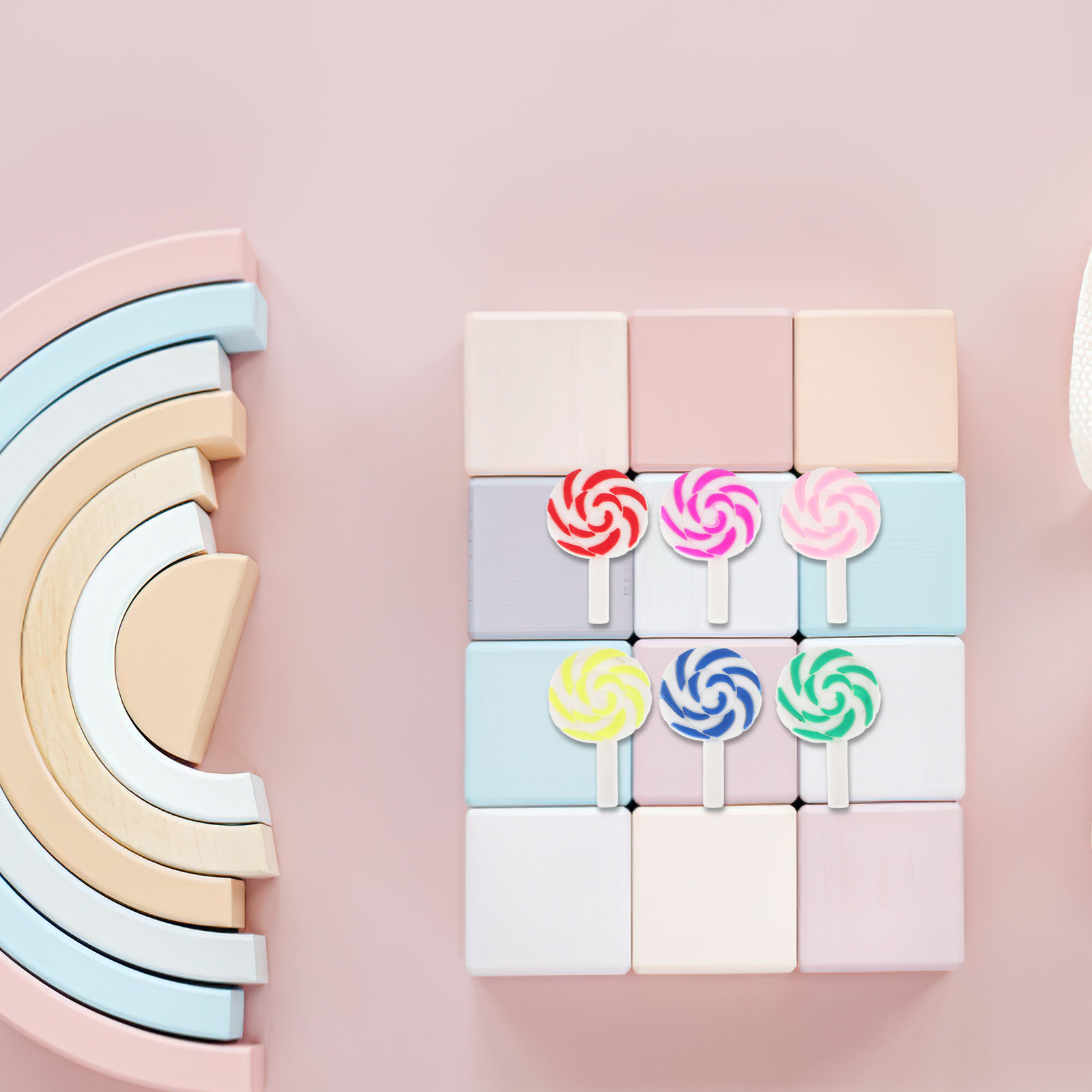 36 szt. Kolorowe tęczowe lizak – Craft Embellishments recenzja i cena