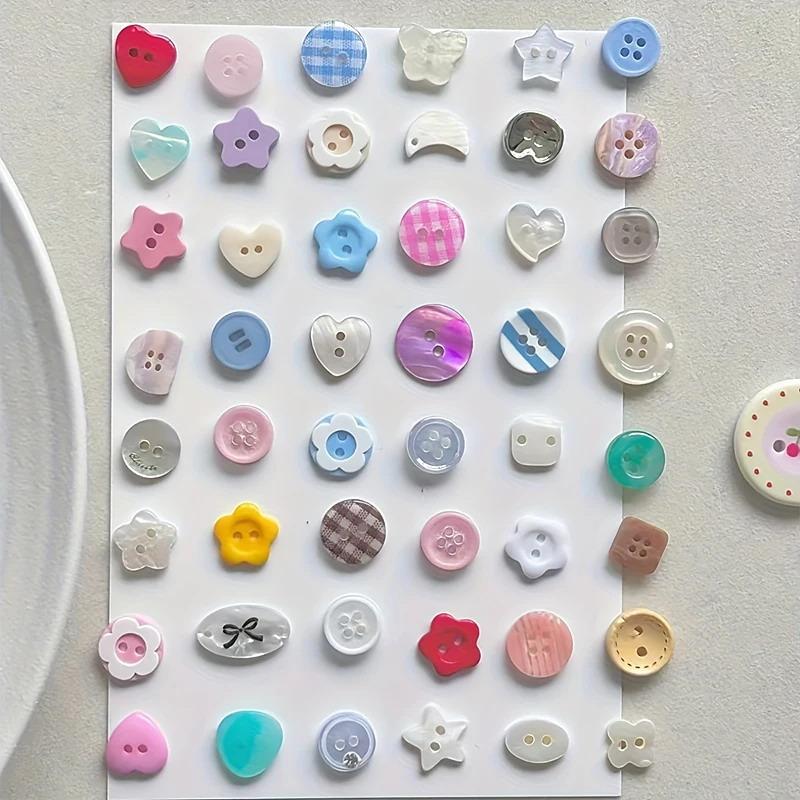 10 szt. Losowe, urocze guziki  – Embellishments For Scrapbooking recenzja i cena