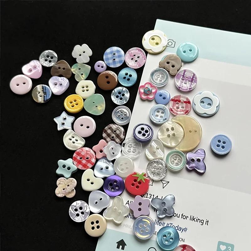 10 szt. Losowe, urocze guziki  – Embellishments For Scrapbooking recenzja i cena