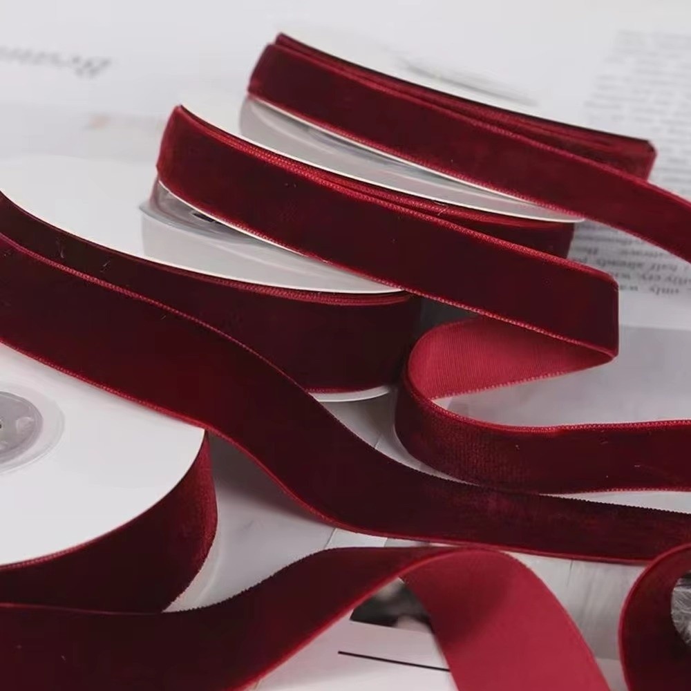 5 Jardów/Rolka Aksamitna Wstąż – Velvet Ribbon Roll recenzja i cena