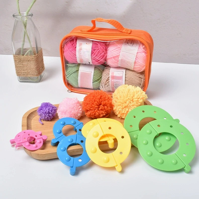 8 SZTUK 4 rozmiary Fluff Ball  – Pom Pom Maker Tool recenzja i cena