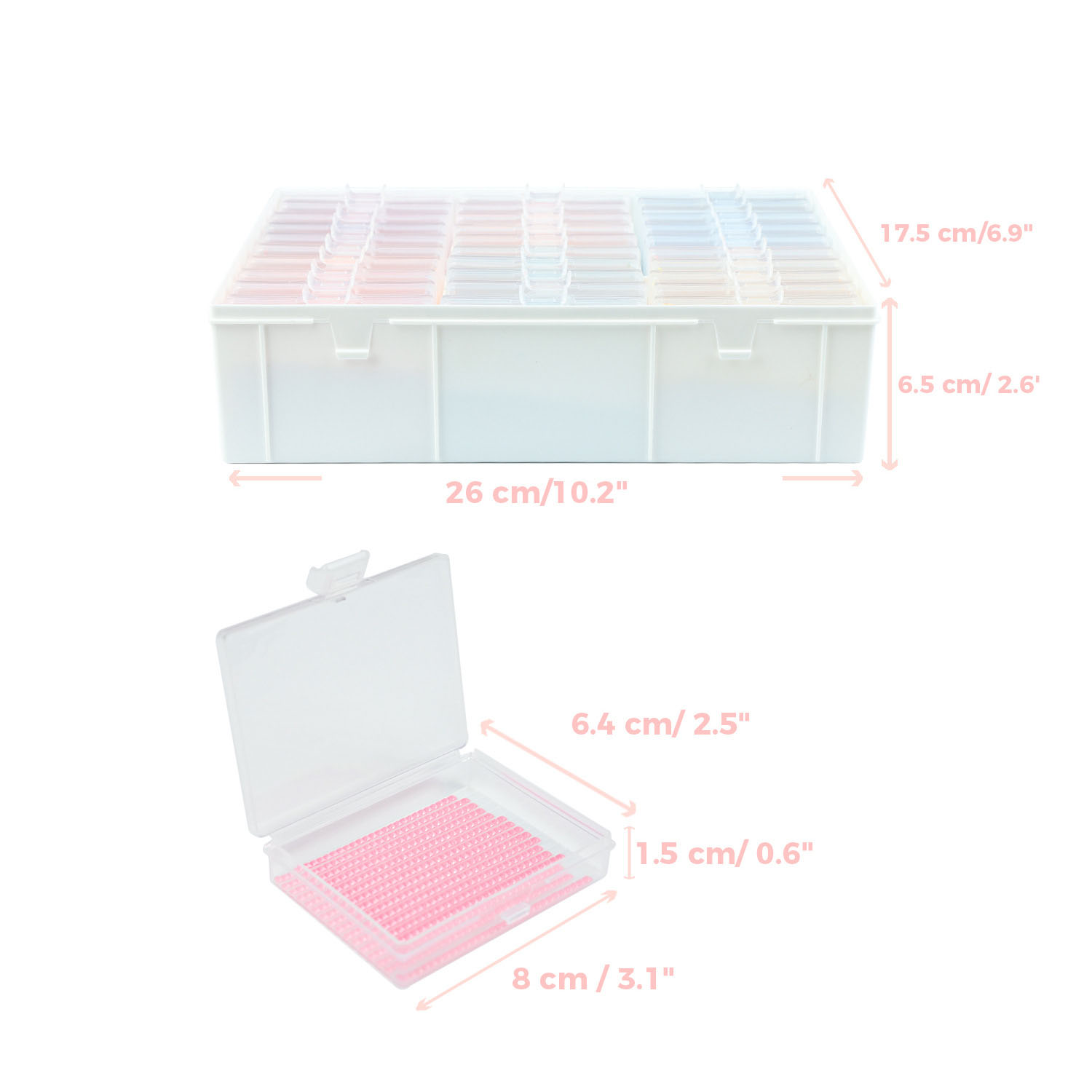 Zestaw tack do diamond paintin – Craft Embellishment Storage recenzja i cena