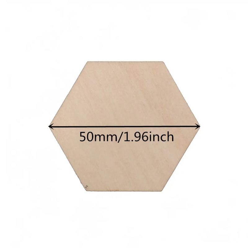 10-120mm Drewniane Sześciokątn – Craft Embellishments recenzja i cena