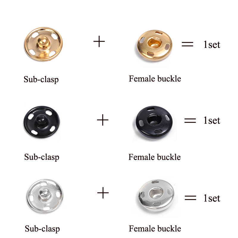Zestaw 10/50 Metalowych Guzikó – Iron On Stud Set recenzja i cena
