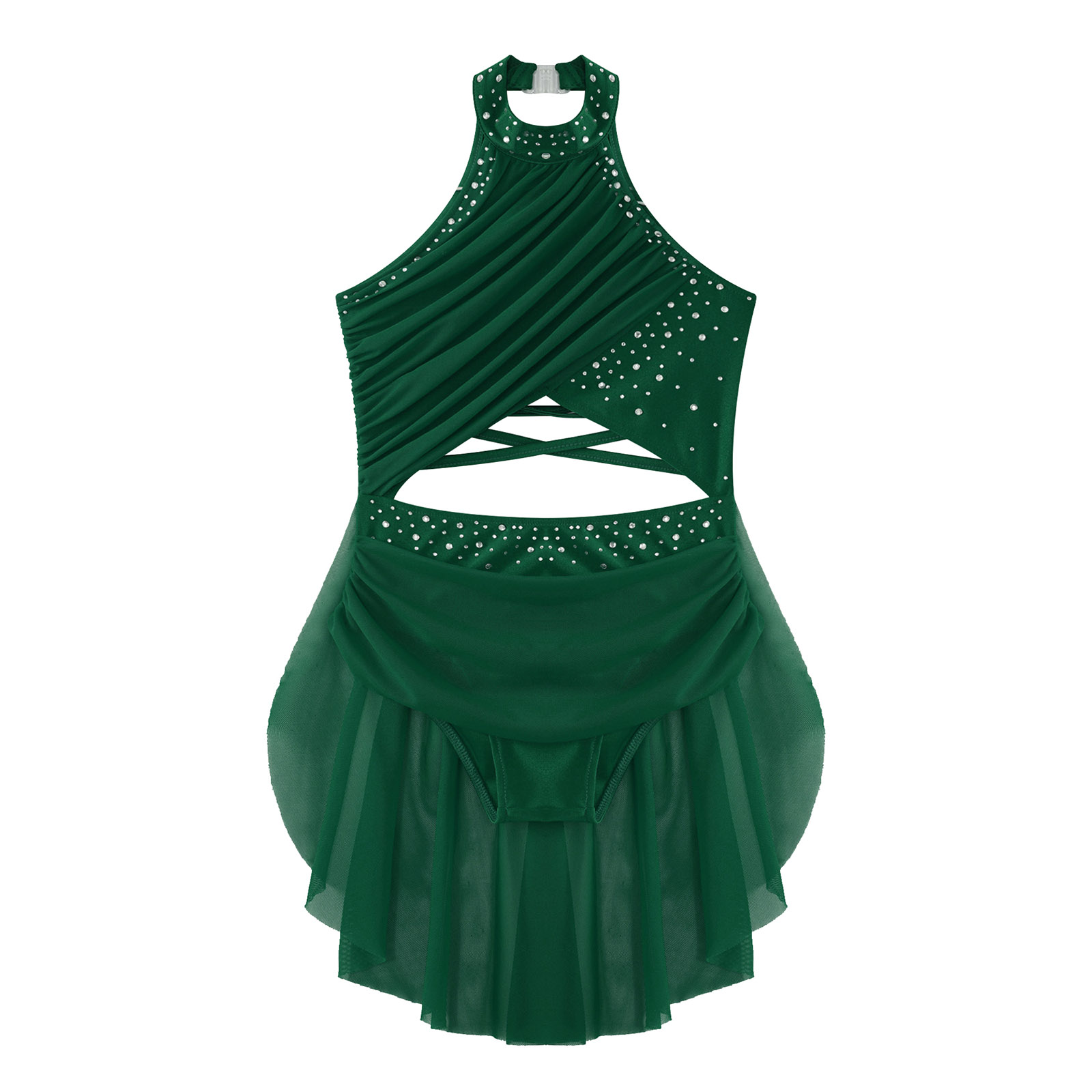 Sukienka do tańca lirycznego d – Rhinestone Banding Trim recenzja i cena
