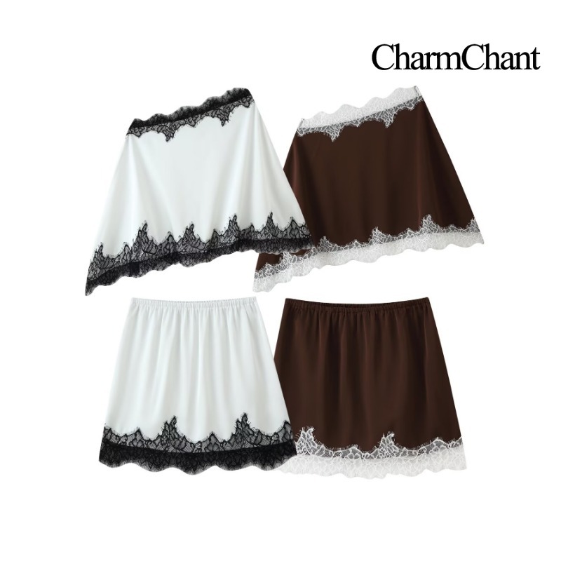 CHARMCHANT Damski dwuczęściowy – Elastic Lace Trim recenzja i cena