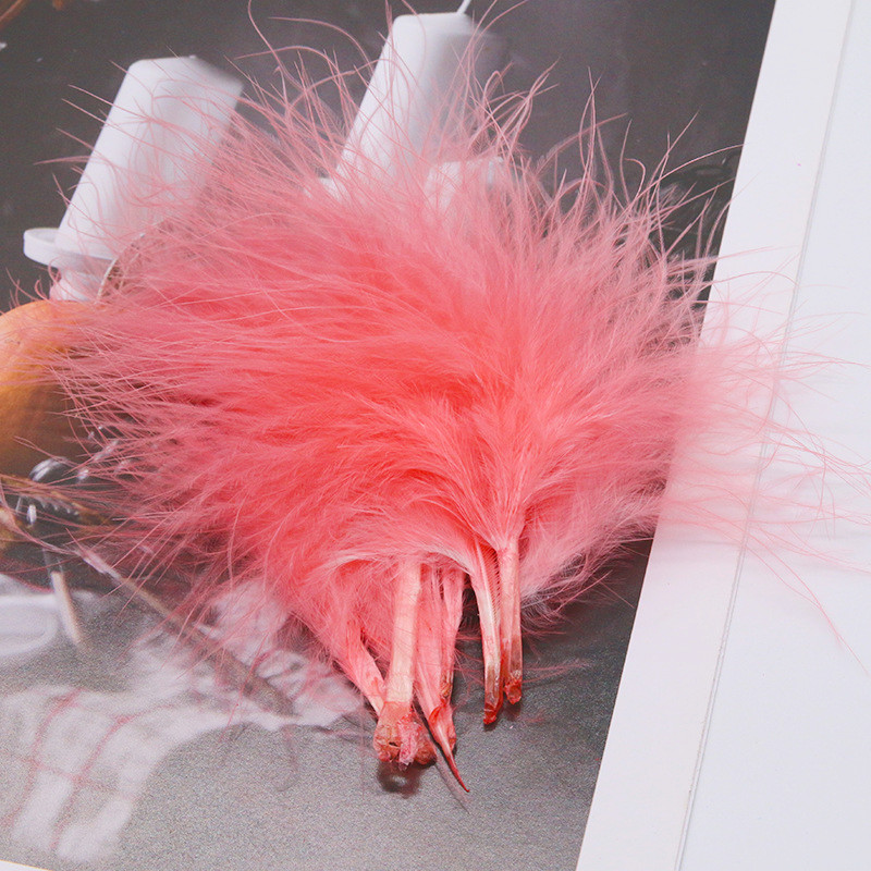 8-12cm kolorowe Plumas natural – Feather Trim Marabou recenzja i cena