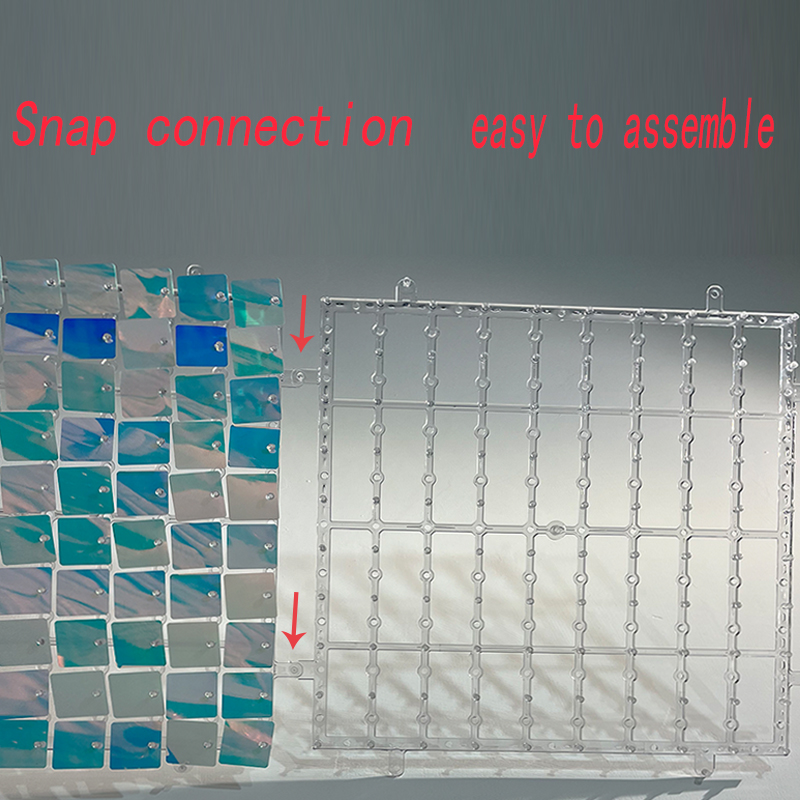 10/20szt 3D Cekiny Panele ście – Sequin Fabric Panel recenzja i cena