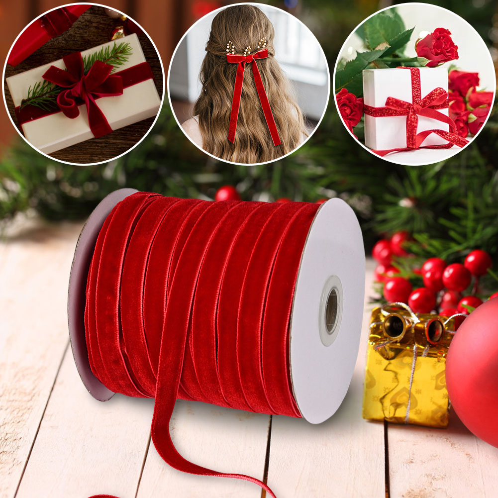 Wstążka aksamitna wstążka deko – Velvet Ribbon Roll recenzja i cena