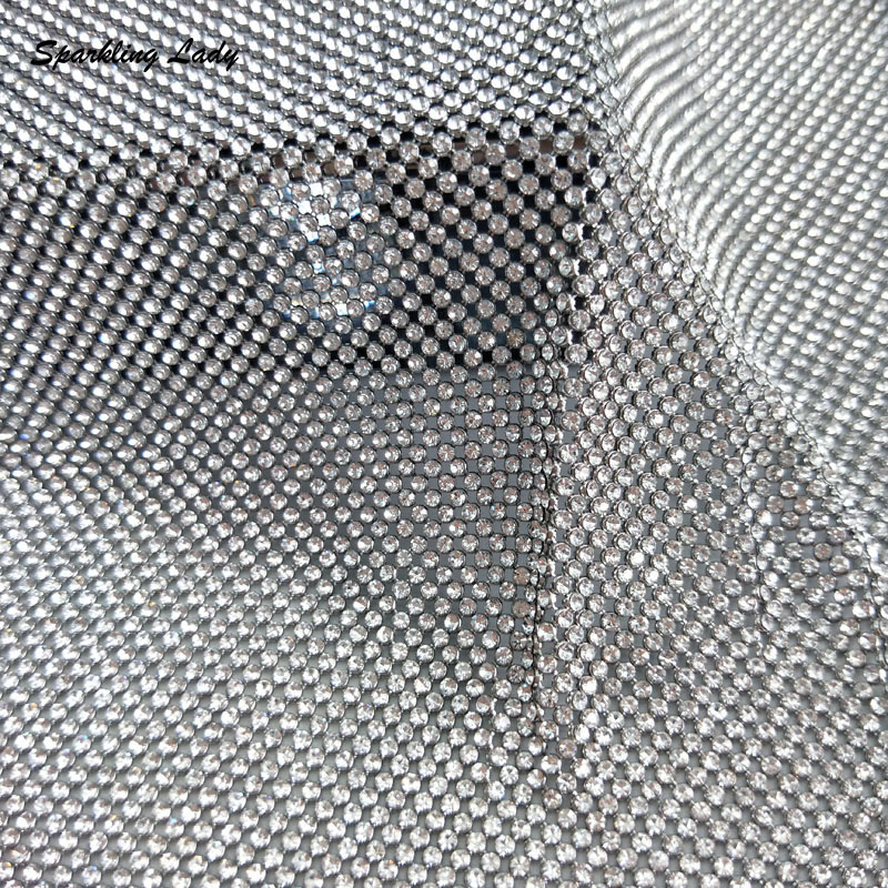 Tkaniny siatkowe z kryształkam – Crystal Mesh Fabric recenzja i cena