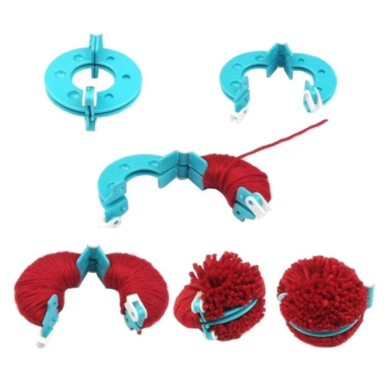 L43A 4 sztuk DIY wełna przędza – Pom Pom Maker Tool recenzja i cena